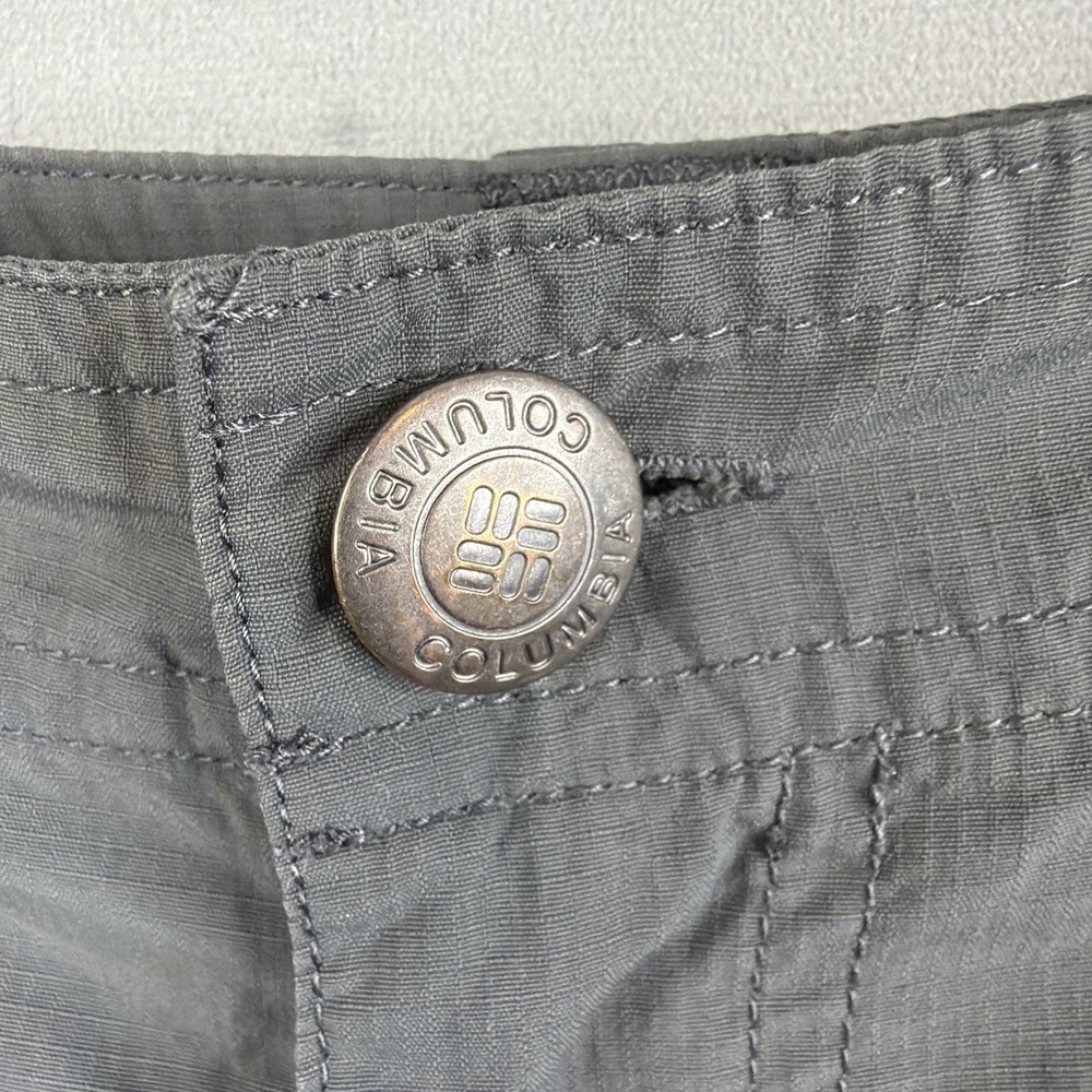 Columbia Omni-Shade Cargo Shorts Mens 36 Gray Hiking Outdoor Nylon - Picture 6 of 9